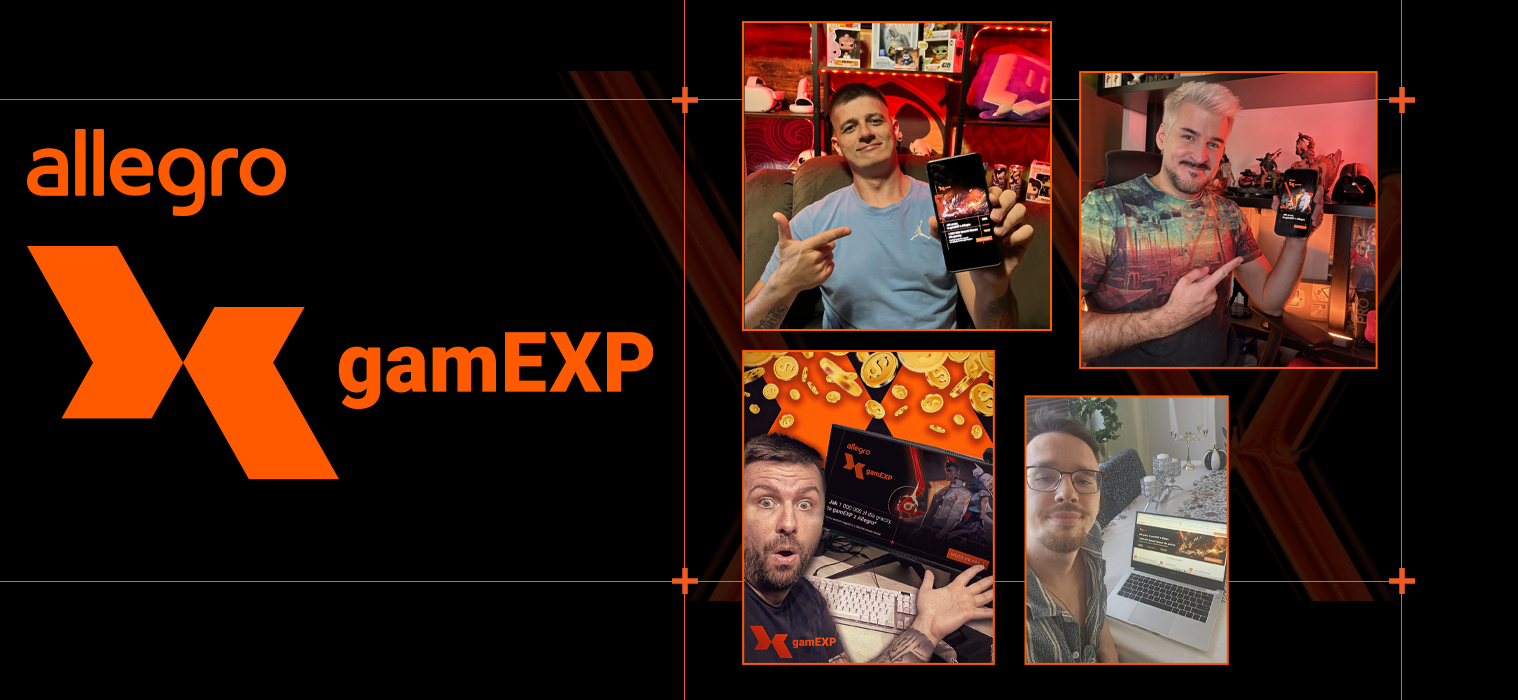 Header do artykułu o kampanii Allegro gamEXP